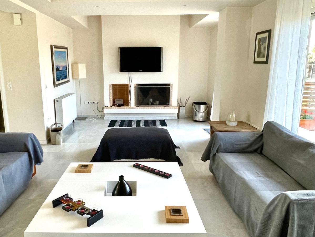 Legrena Beach Villa 苏尼翁 外观 照片