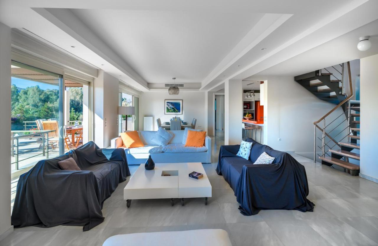 Legrena Beach Villa 苏尼翁 外观 照片